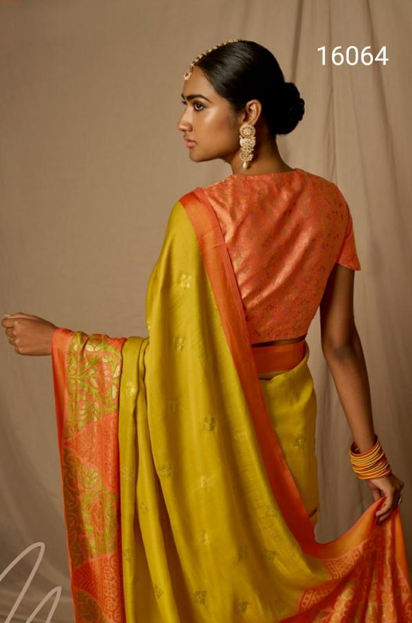 Kimora Meera Soft Silk Designer Soft Brasso Silk Saree Collection